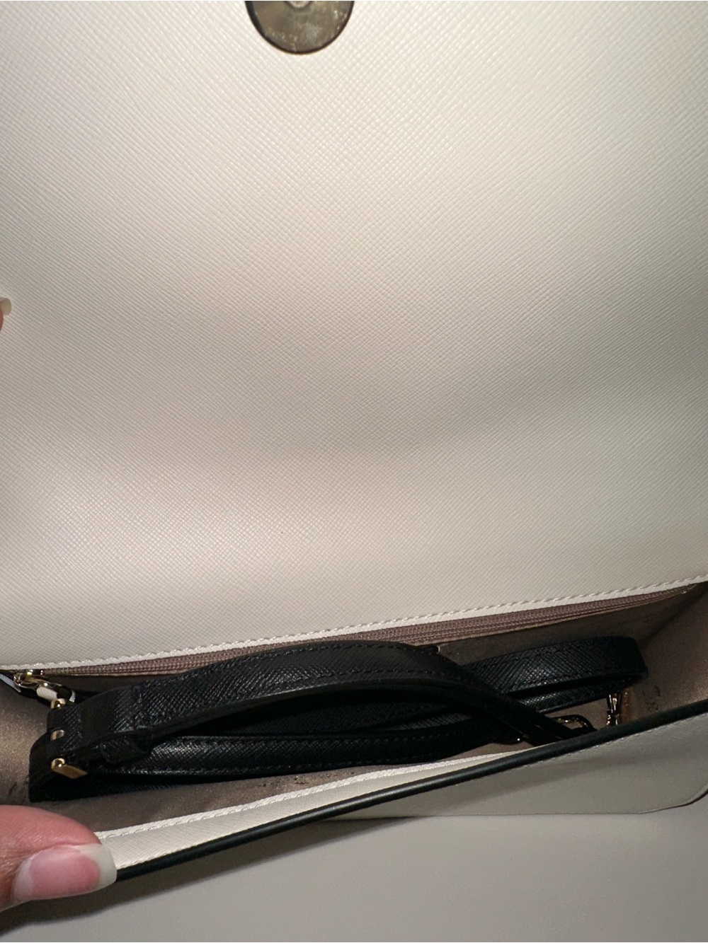 kate spade Blush Pink and Cream Chain Crossbody Shoulder Bag - Picture 2 of 4